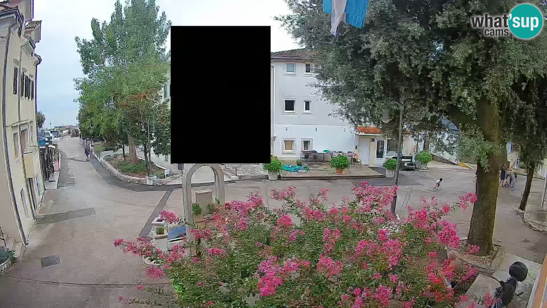 Webcam Centre de Mošćenička Draga – Vue en direct du centre-ville