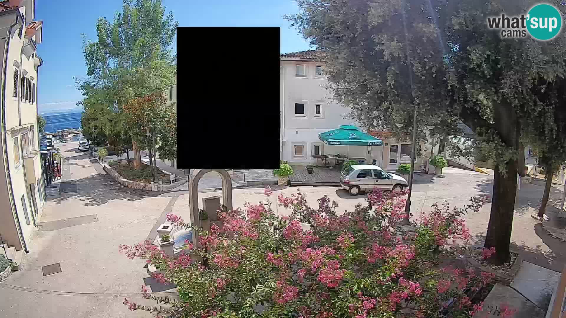 Webcam Centro Draga di Moschiena – Vista live sul centro