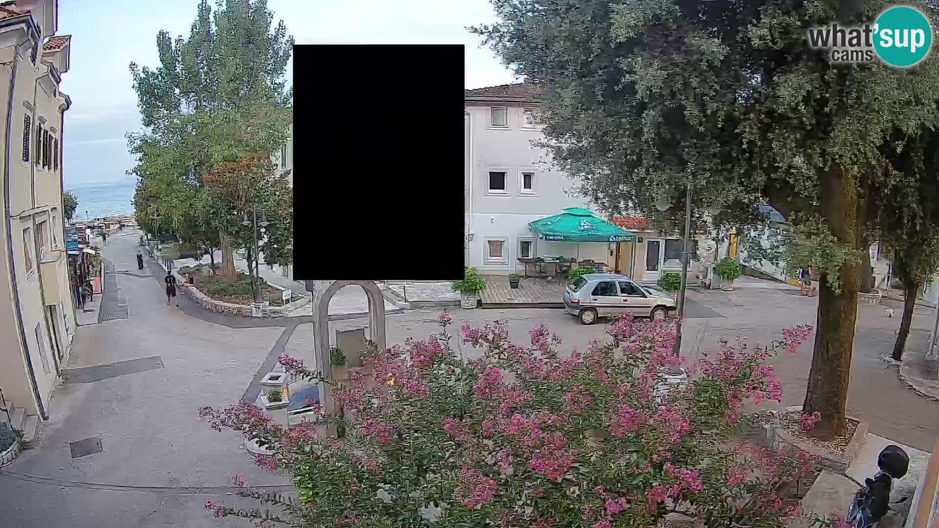 Webcam Centro Draga di Moschiena – Vista live sul centro
