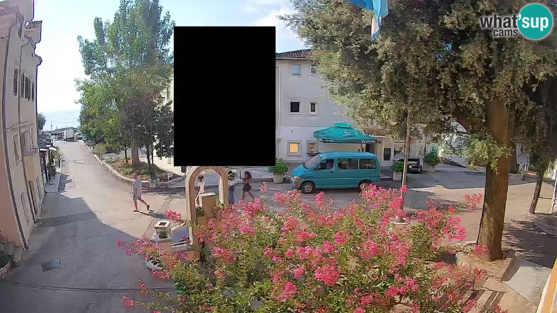 Webcam Mošćenička Draga Zentrum – Liveblick auf das Ortszentrum
