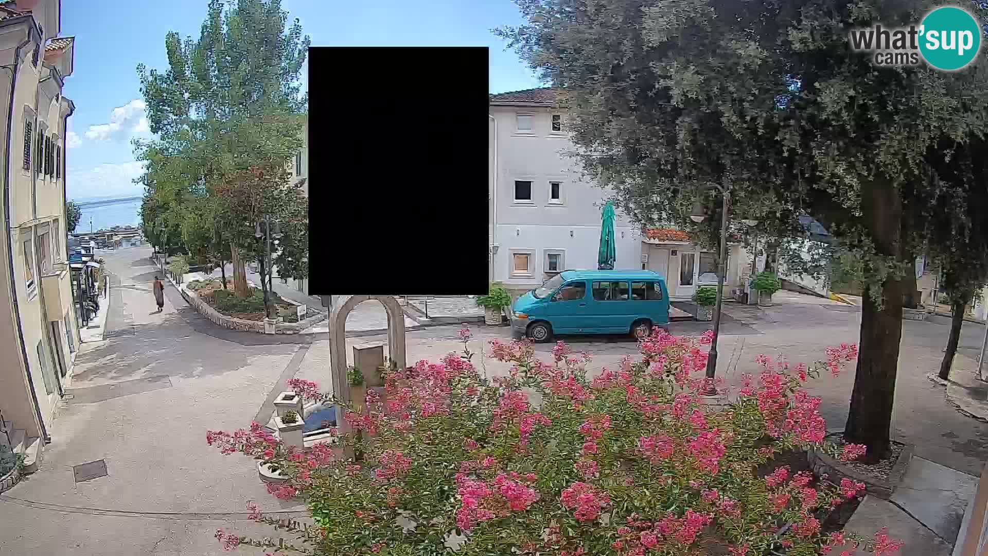 Webcam Mošćenička Draga Zentrum – Liveblick auf das Ortszentrum