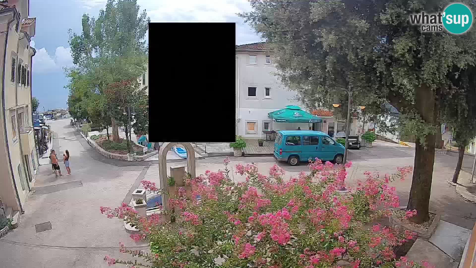 Webcam Centro Draga di Moschiena – Vista live sul centro