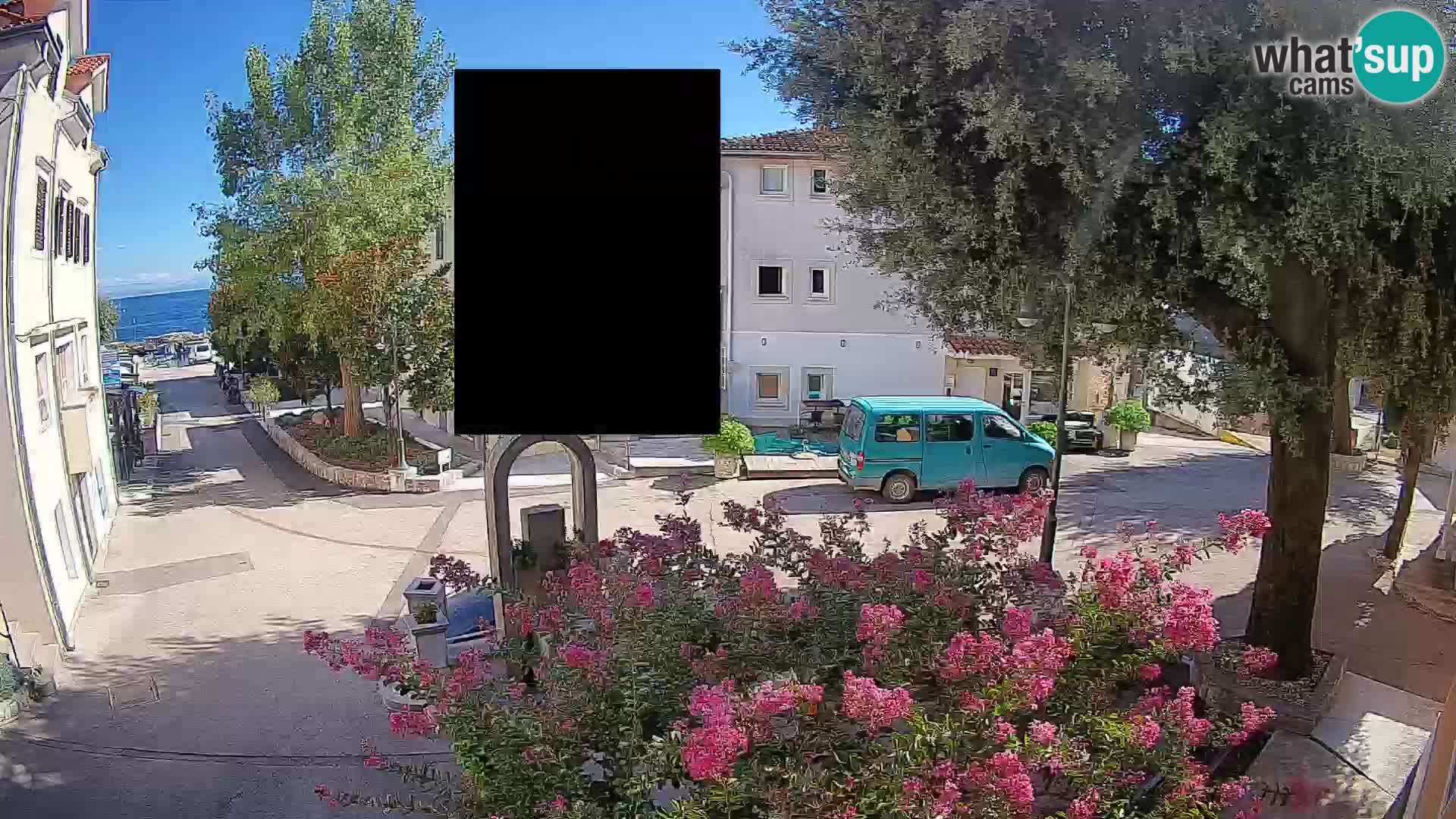 Spletna kamera center Mošćeniška Draga – Pogled v živo