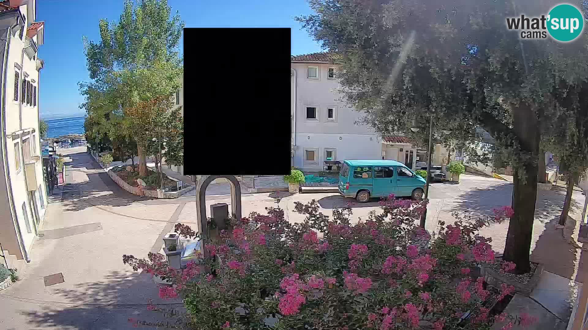 Webcam Centro Draga di Moschiena – Vista live sul centro