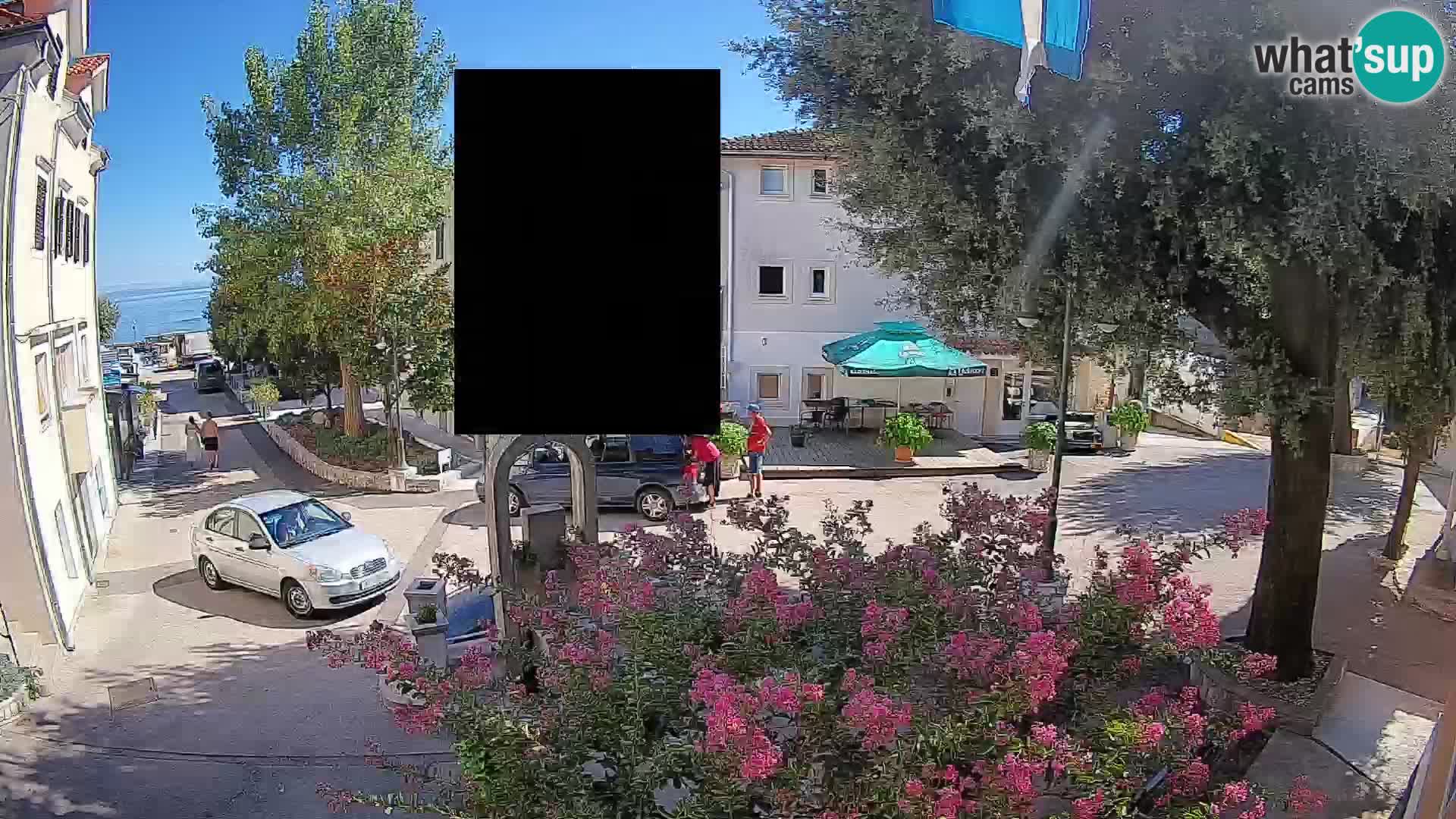 Webcam centre de Mošćenička Draga – Vue en direct du centre-ville