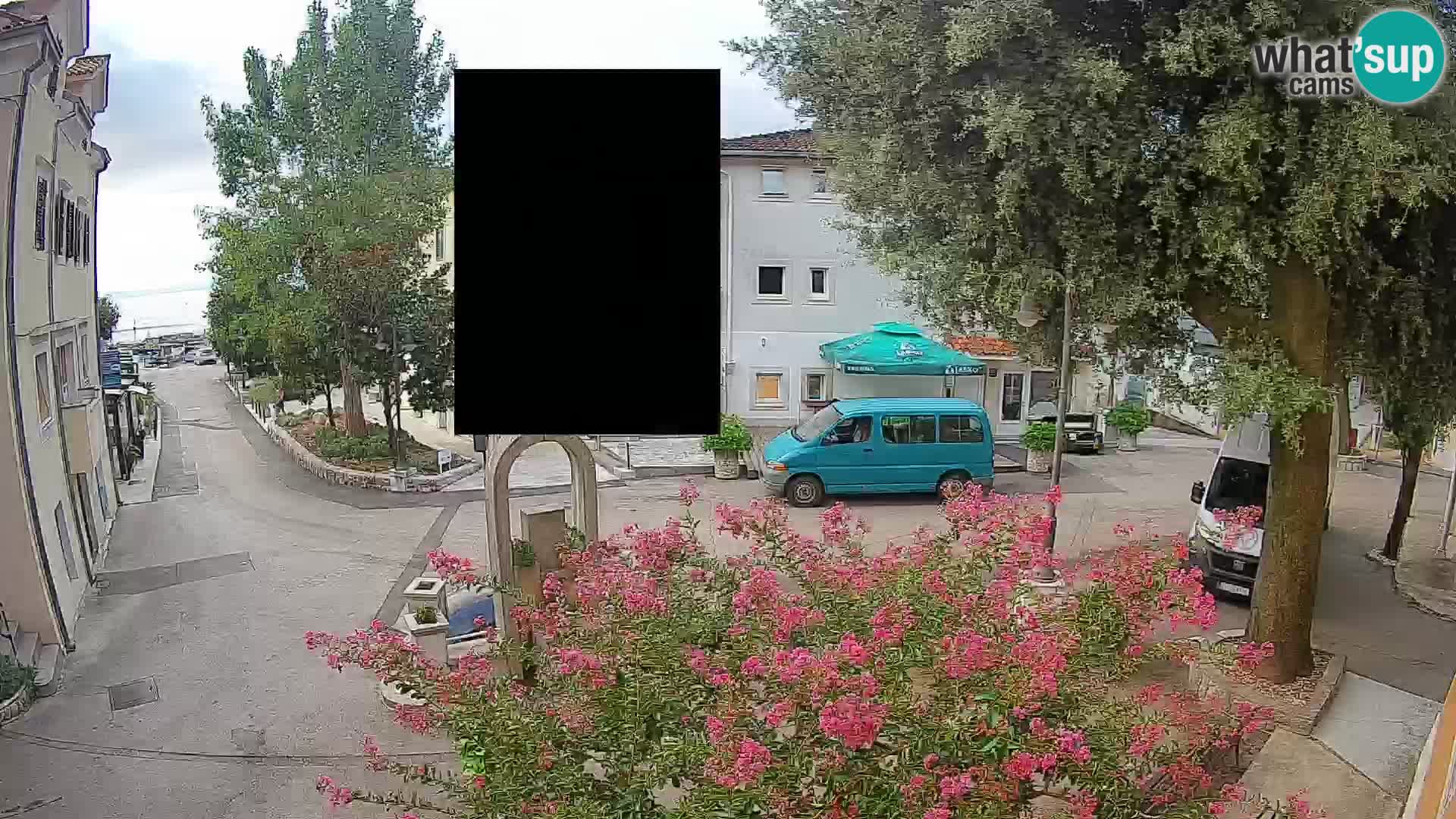 Webcam Mošćenička Draga Center – Live View of the Town Center