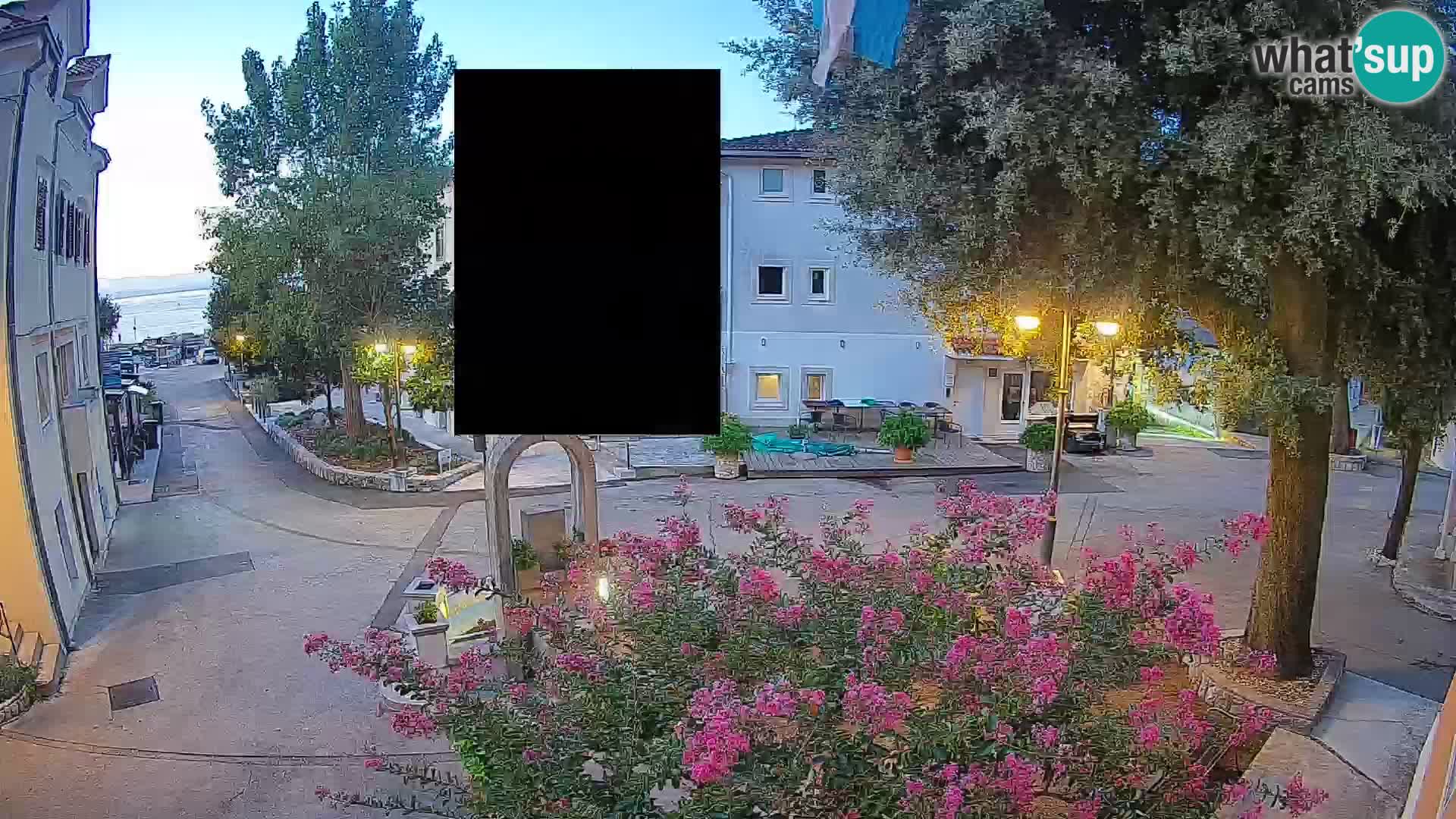 Webcam centre de Mošćenička Draga – Vue en direct du centre-ville