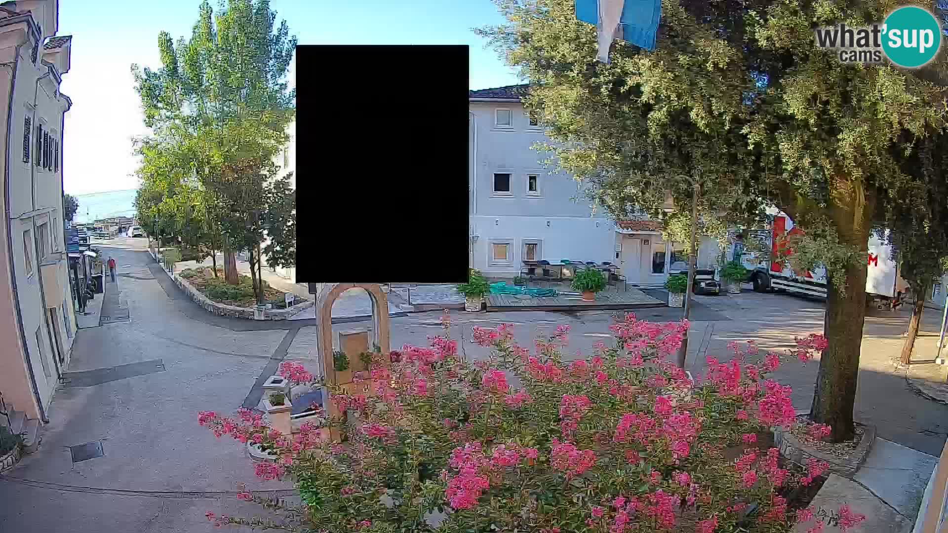 Webcam Centro Draga di Moschiena – Vista live sul centro