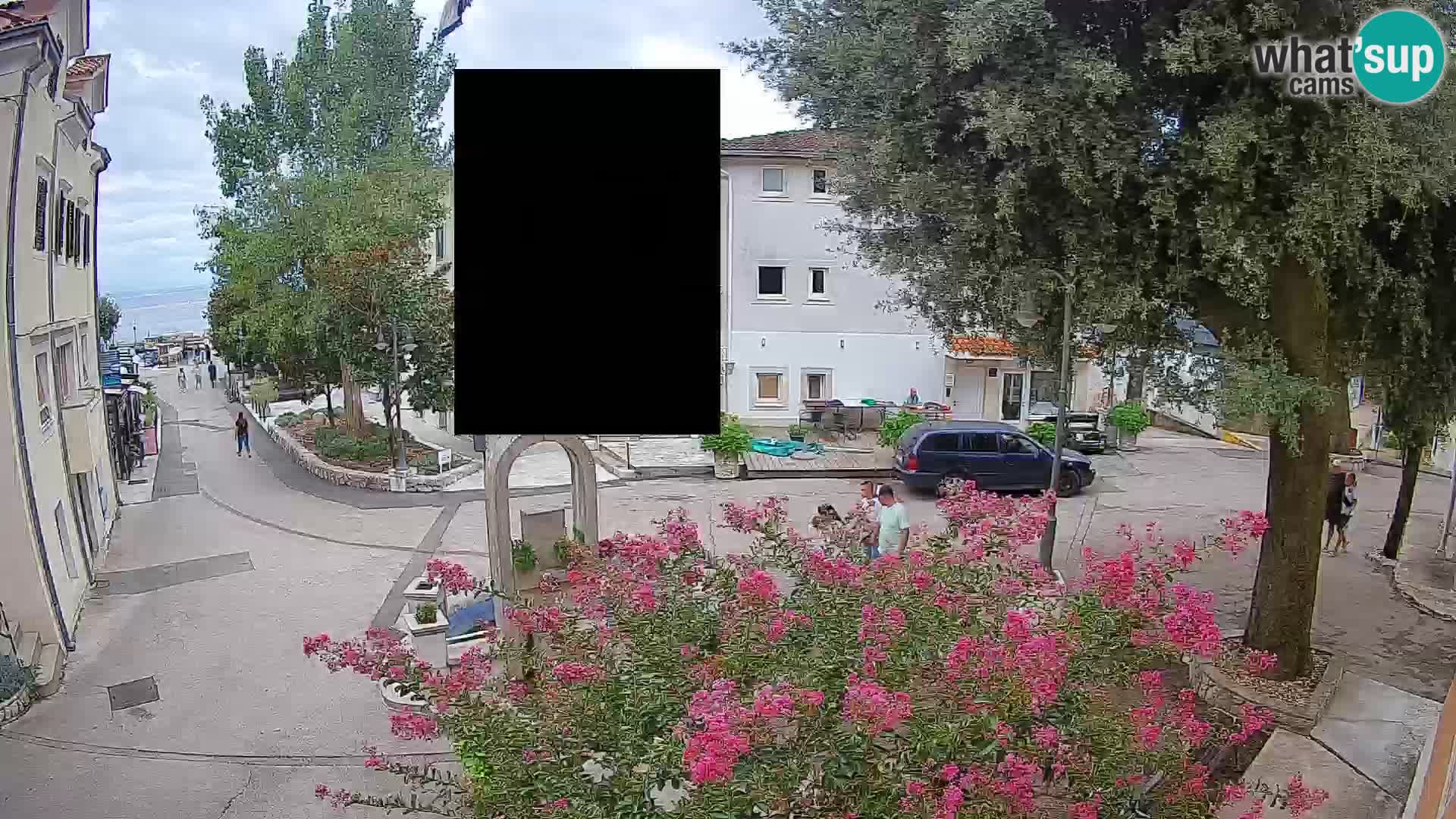 Webcam Mošćenička Draga Center – Live View of the Town Center