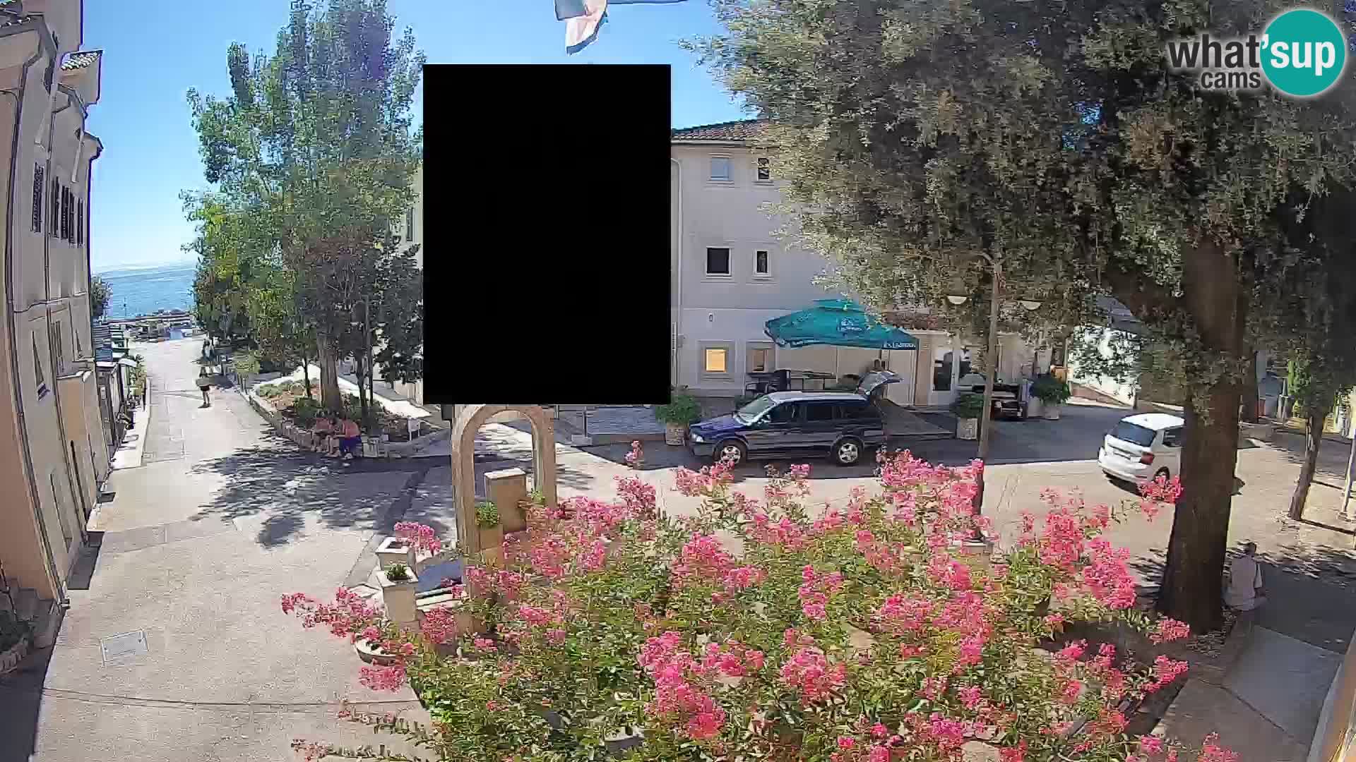 Webcam Centro Draga di Moschiena – Vista live sul centro