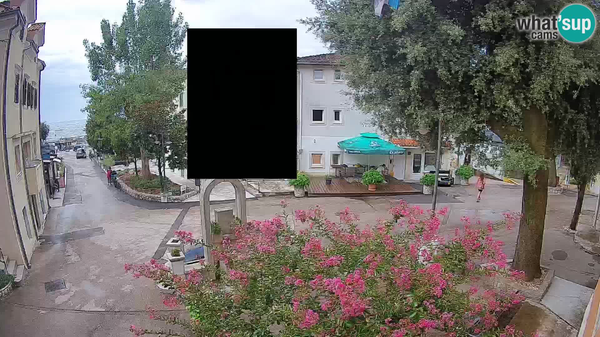 Webcam Mošćenička Draga Zentrum – Liveblick auf das Ortszentrum