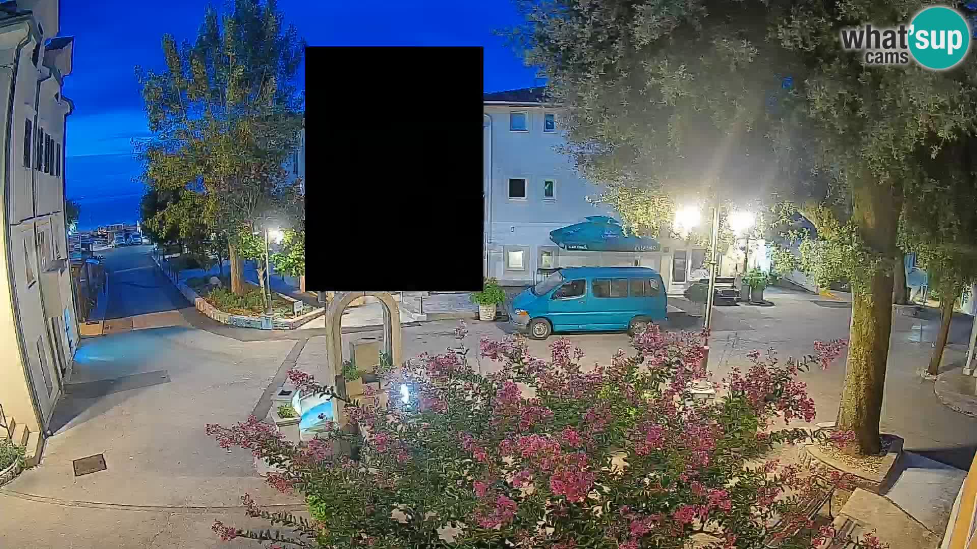 Webcam Mošćenička Draga Center – Live View of the Town Center