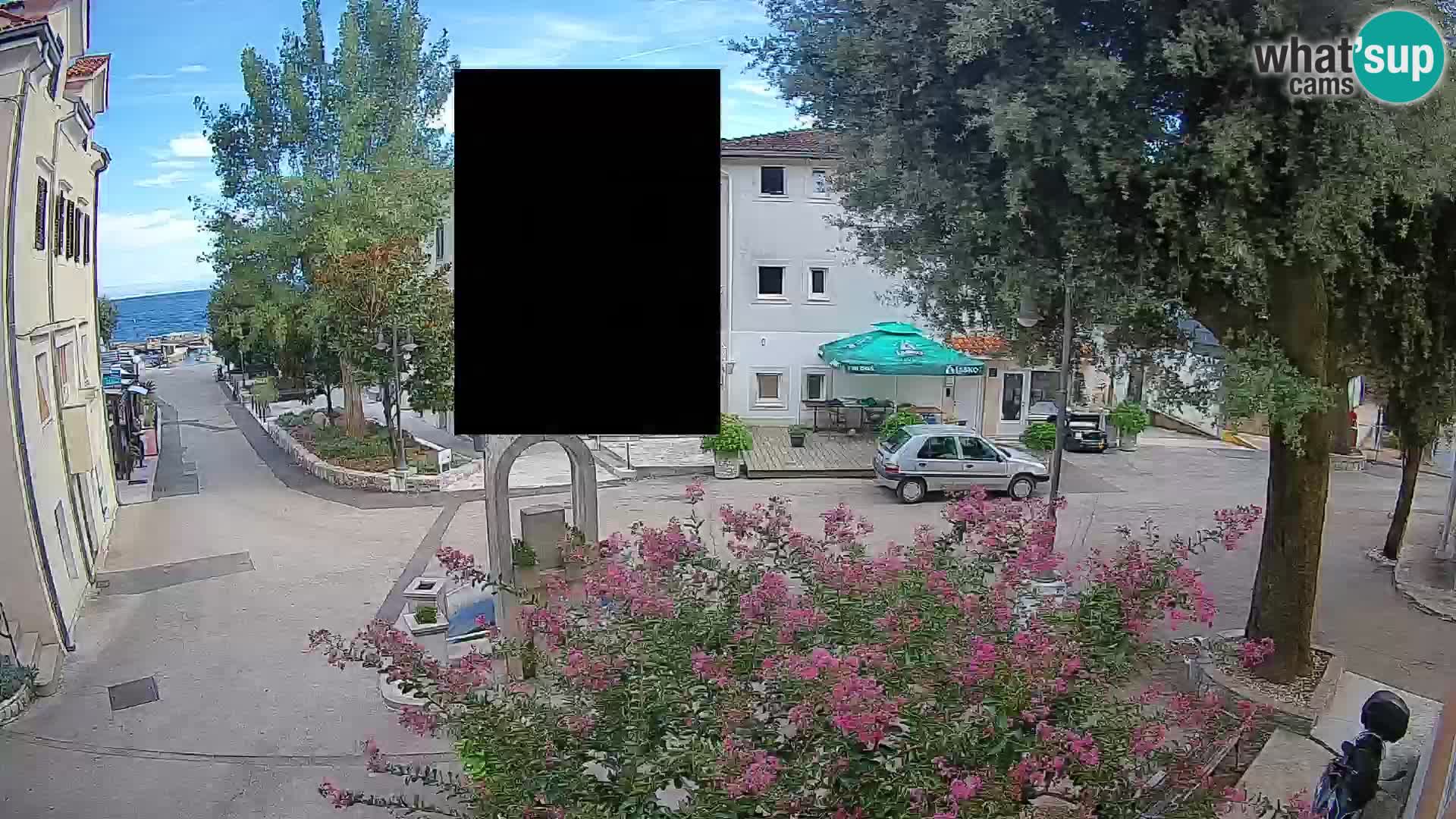 Webcam Mošćenička Draga Zentrum – Liveblick auf das Ortszentrum