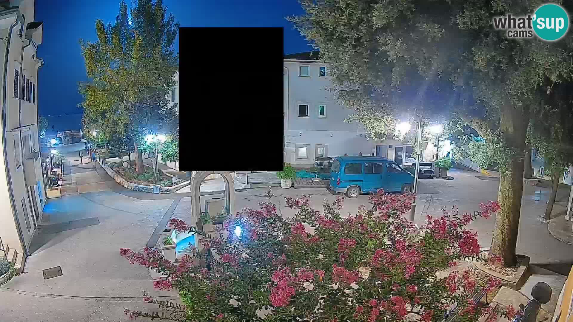 Webcam Centre de Mošćenička Draga – Vue en direct du centre-ville