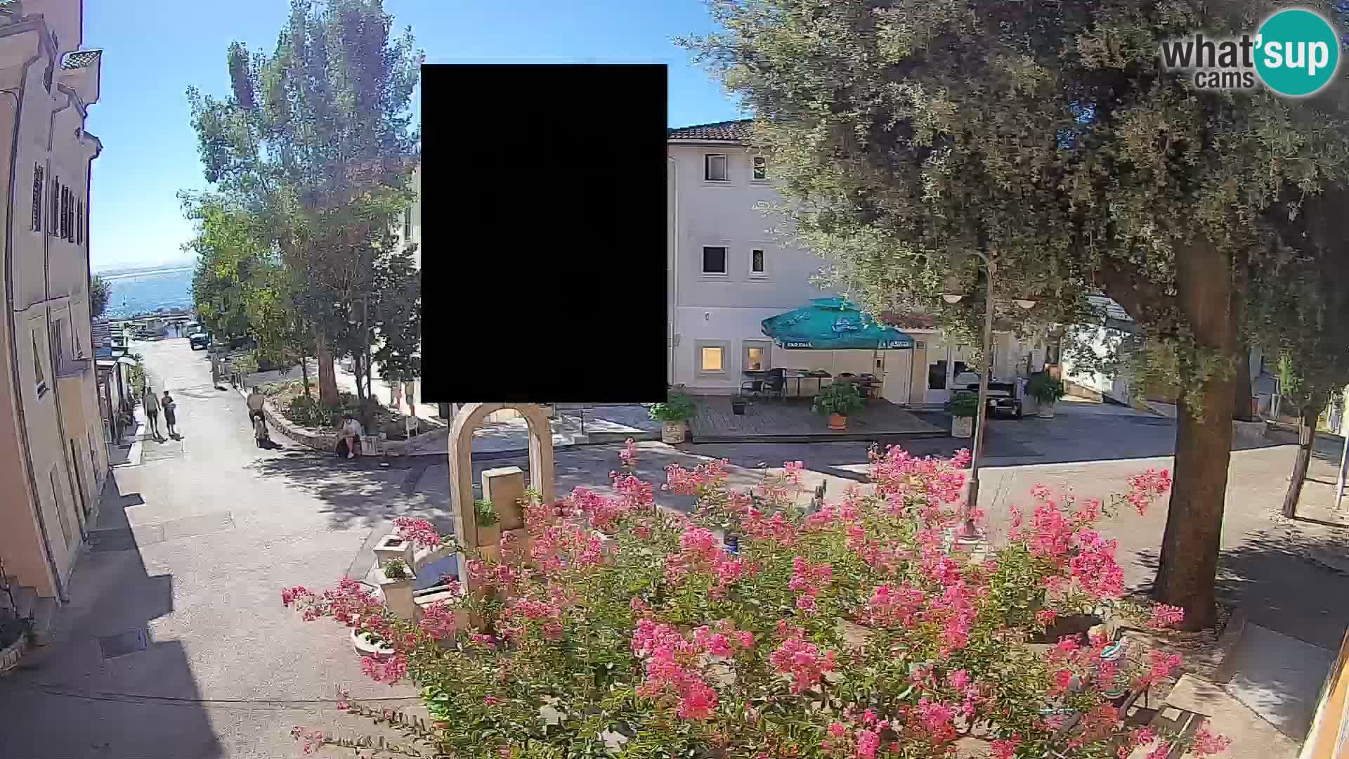 Webcam Centre de Mošćenička Draga – Vue en direct du centre-ville