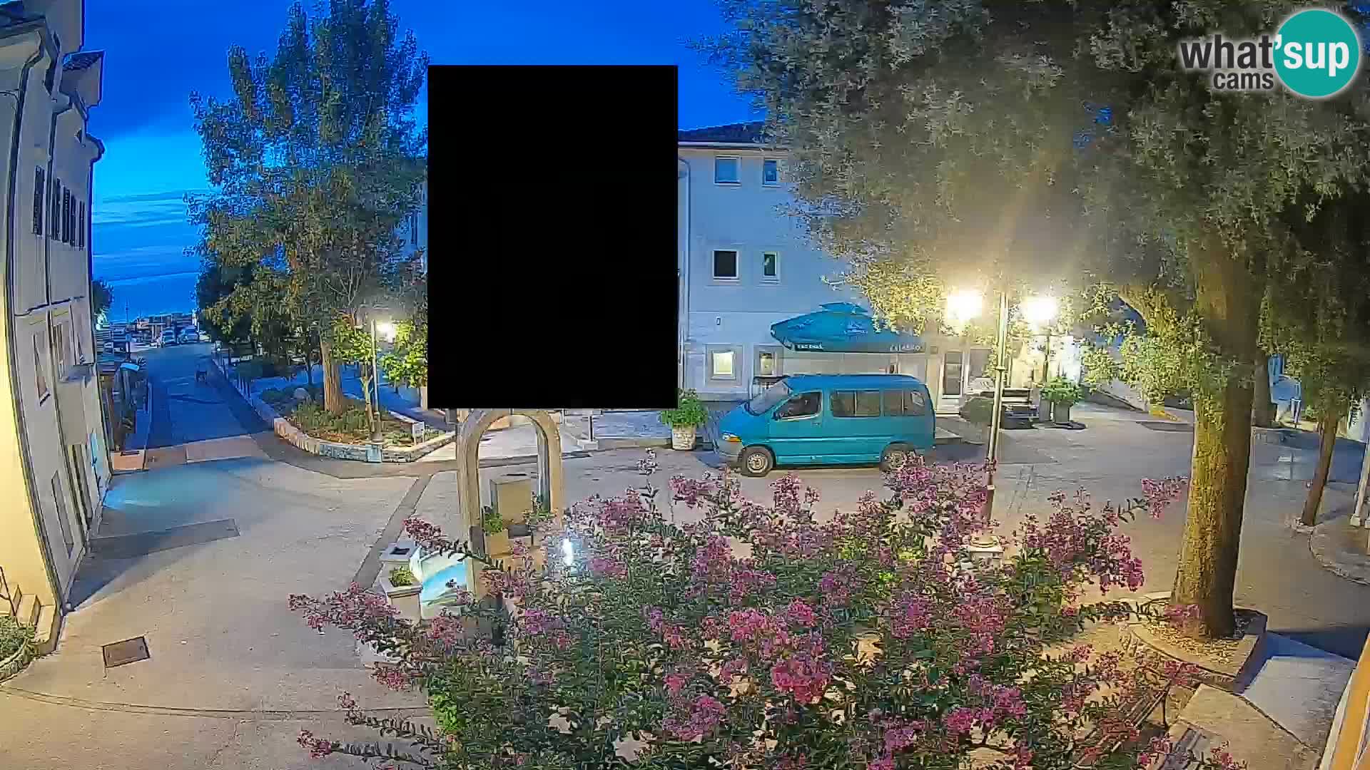 Webcam Mošćenička Draga Center – Live View of the Town Center