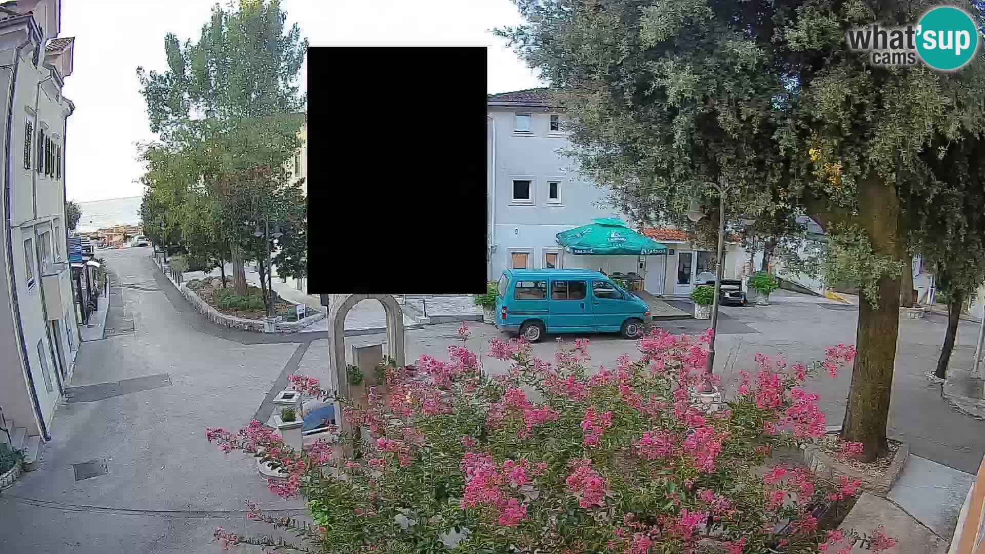 Webcam Mošćenička Draga Center – Live View of the Town Center