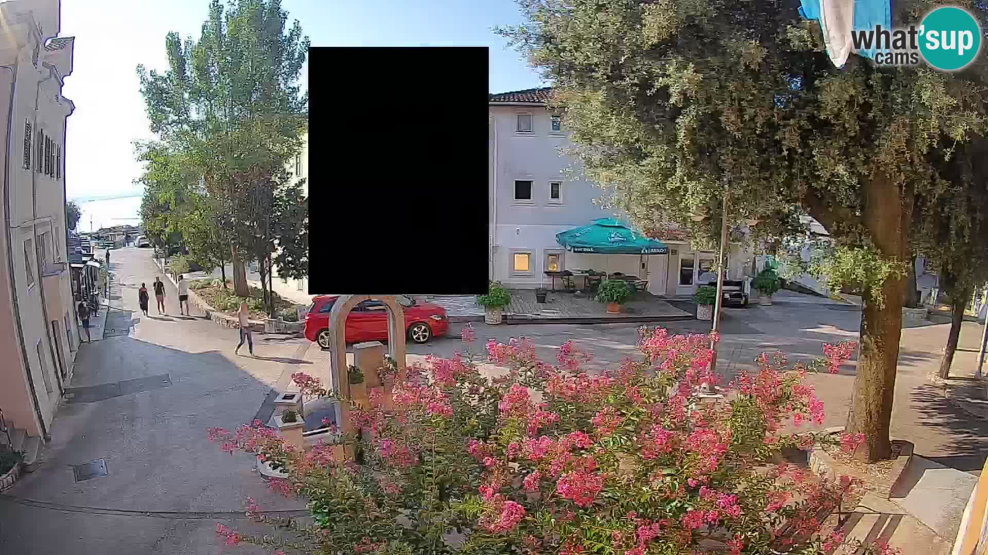 Webcam Centro Draga di Moschiena – Vista live sul centro