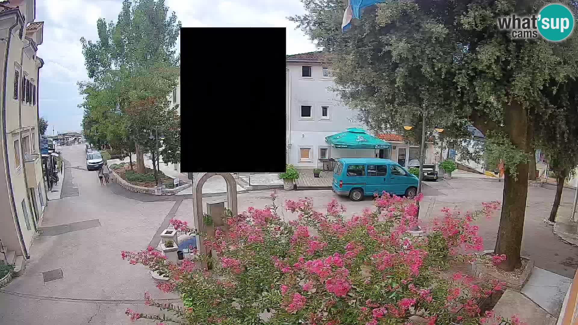 Webcam Mošćenička Draga Center – Live View of the Town Center