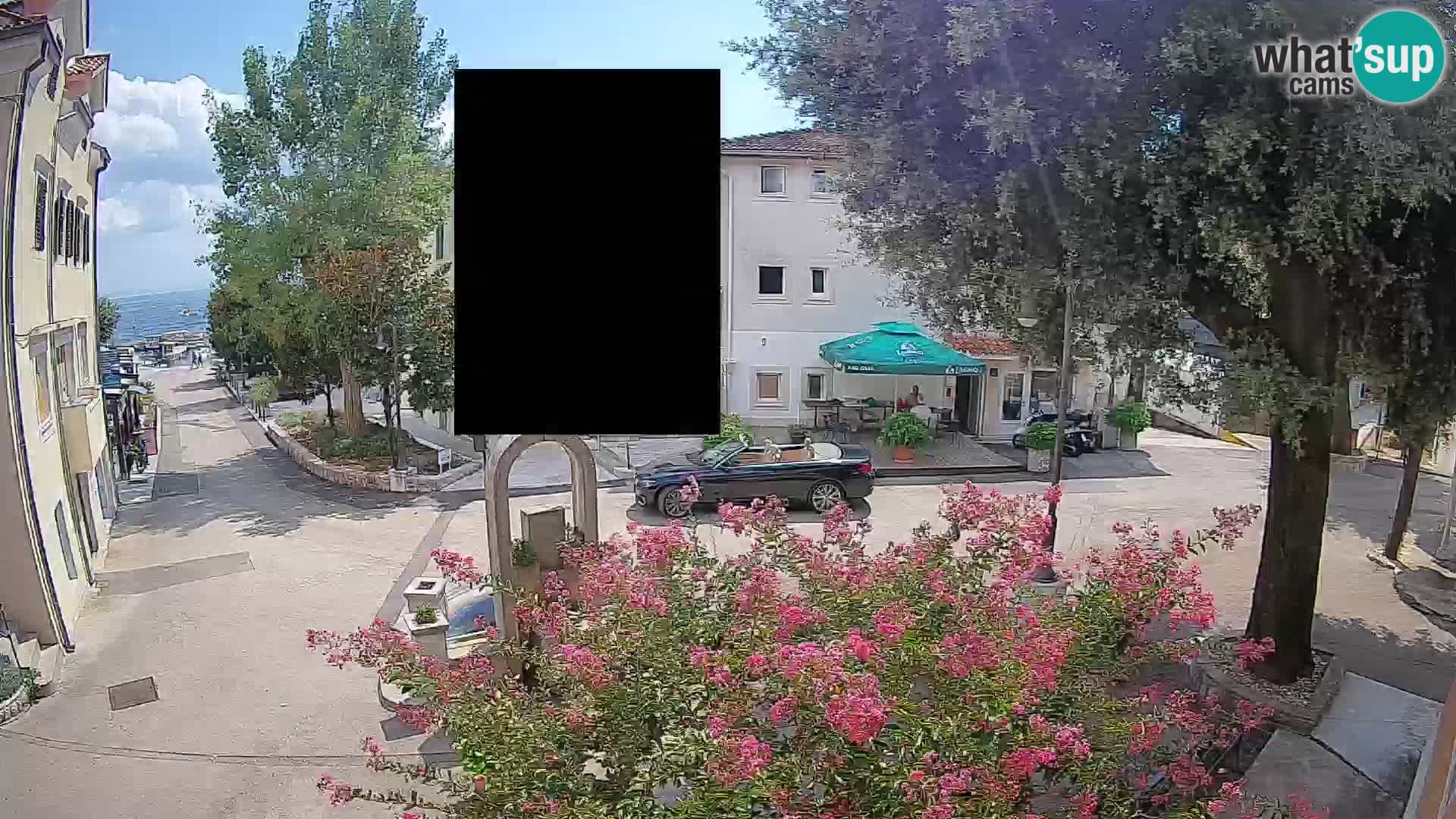 Webcam Centro Draga di Moschiena – Vista live sul centro