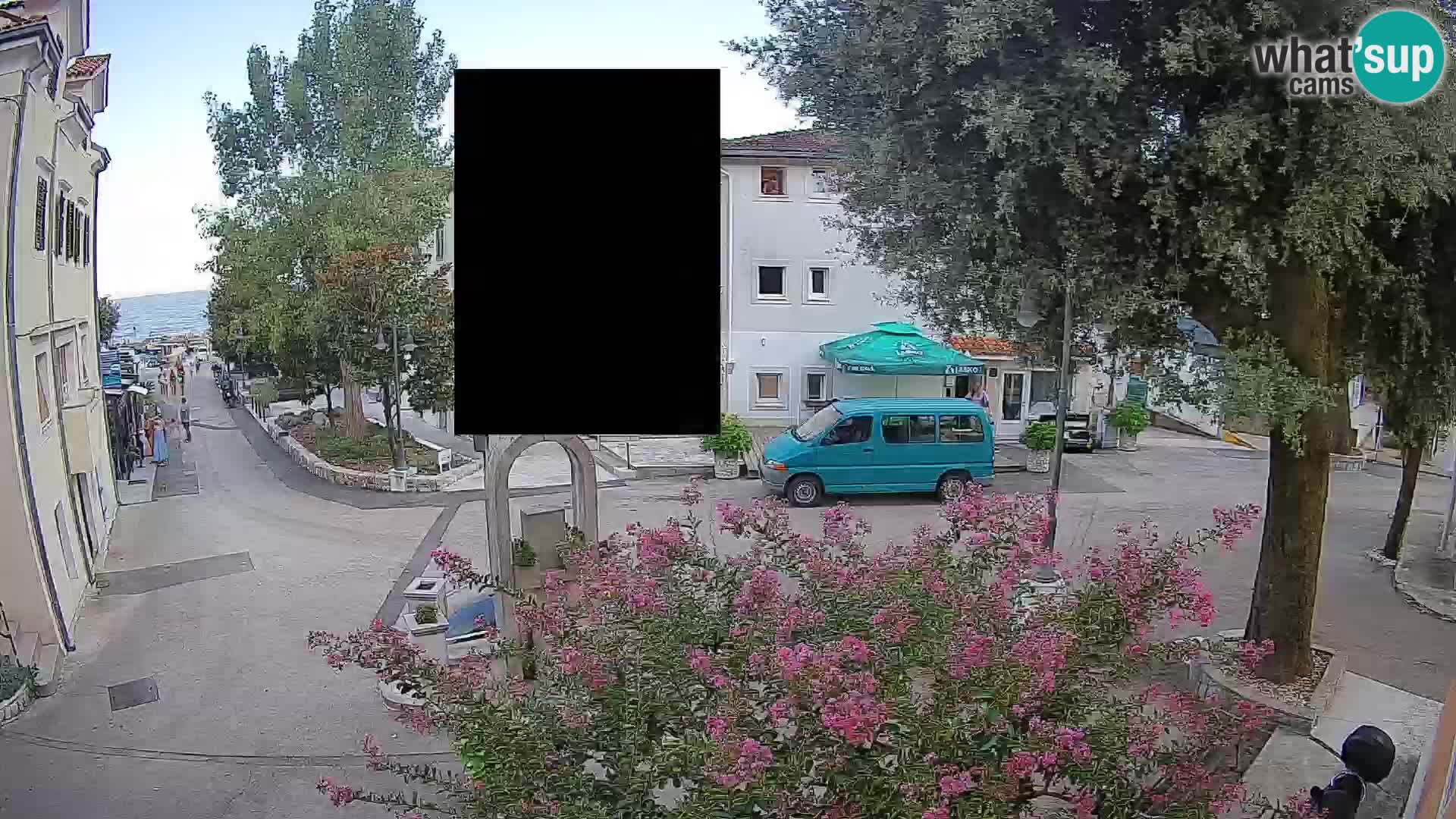 Webcam Centro Draga di Moschiena – Vista live sul centro