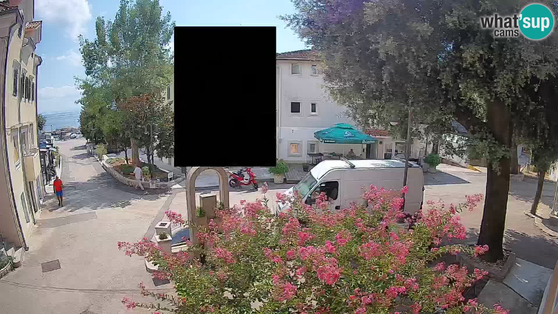 Webcam Centro Draga di Moschiena – Vista live sul centro