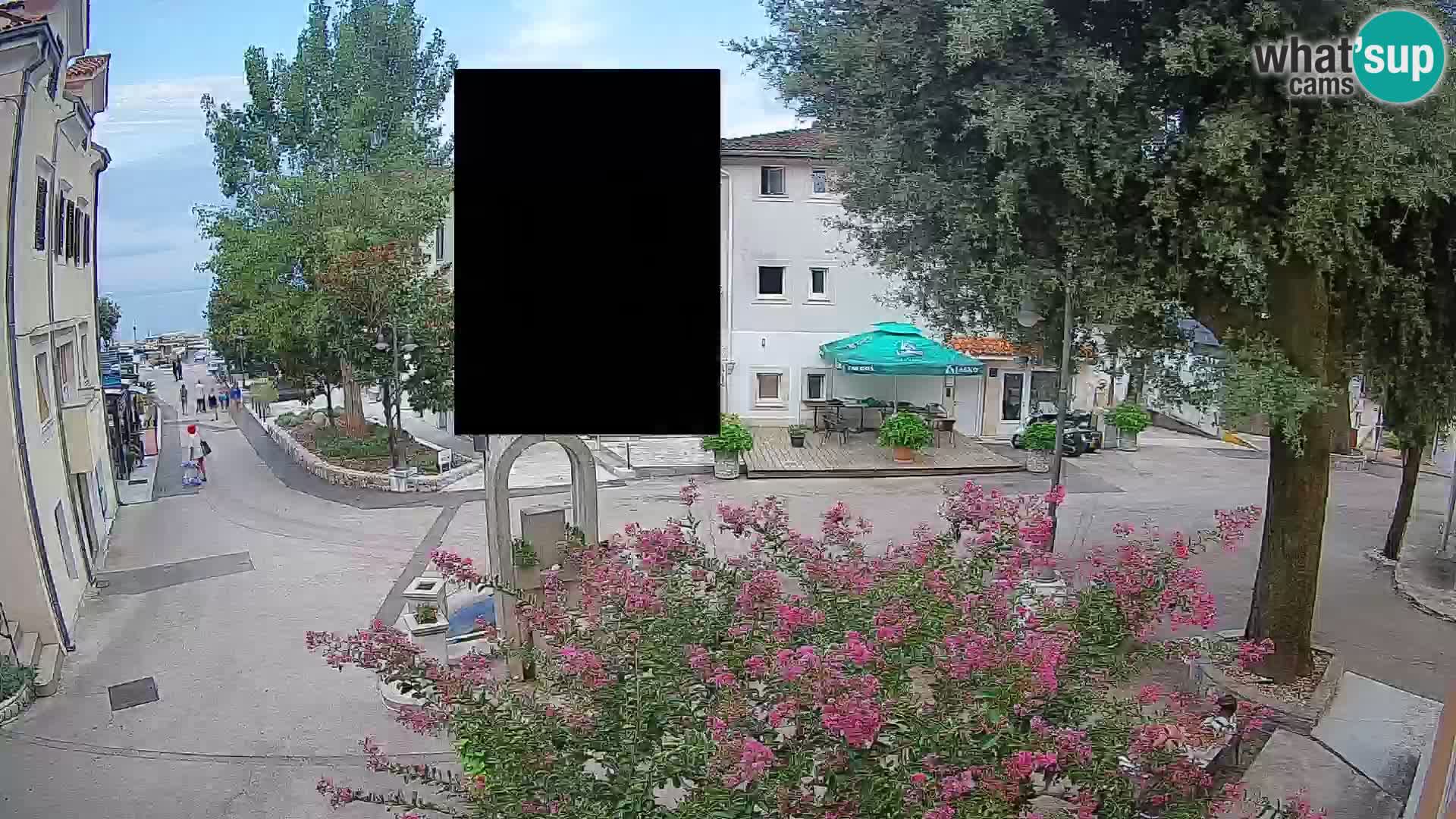 Webcam Centro Draga di Moschiena – Vista live sul centro