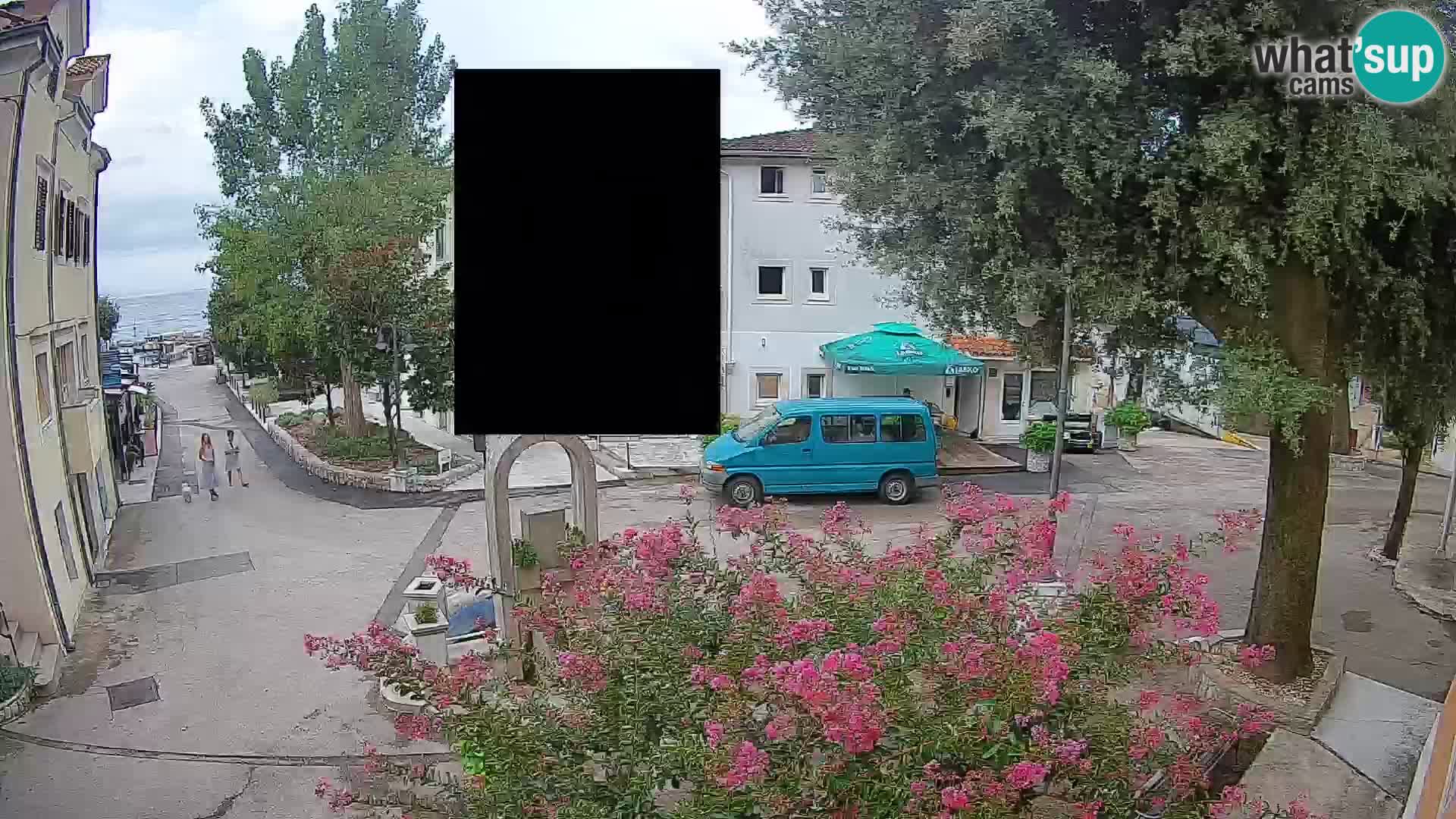 Webcam Mošćenička Draga Zentrum – Liveblick auf das Ortszentrum