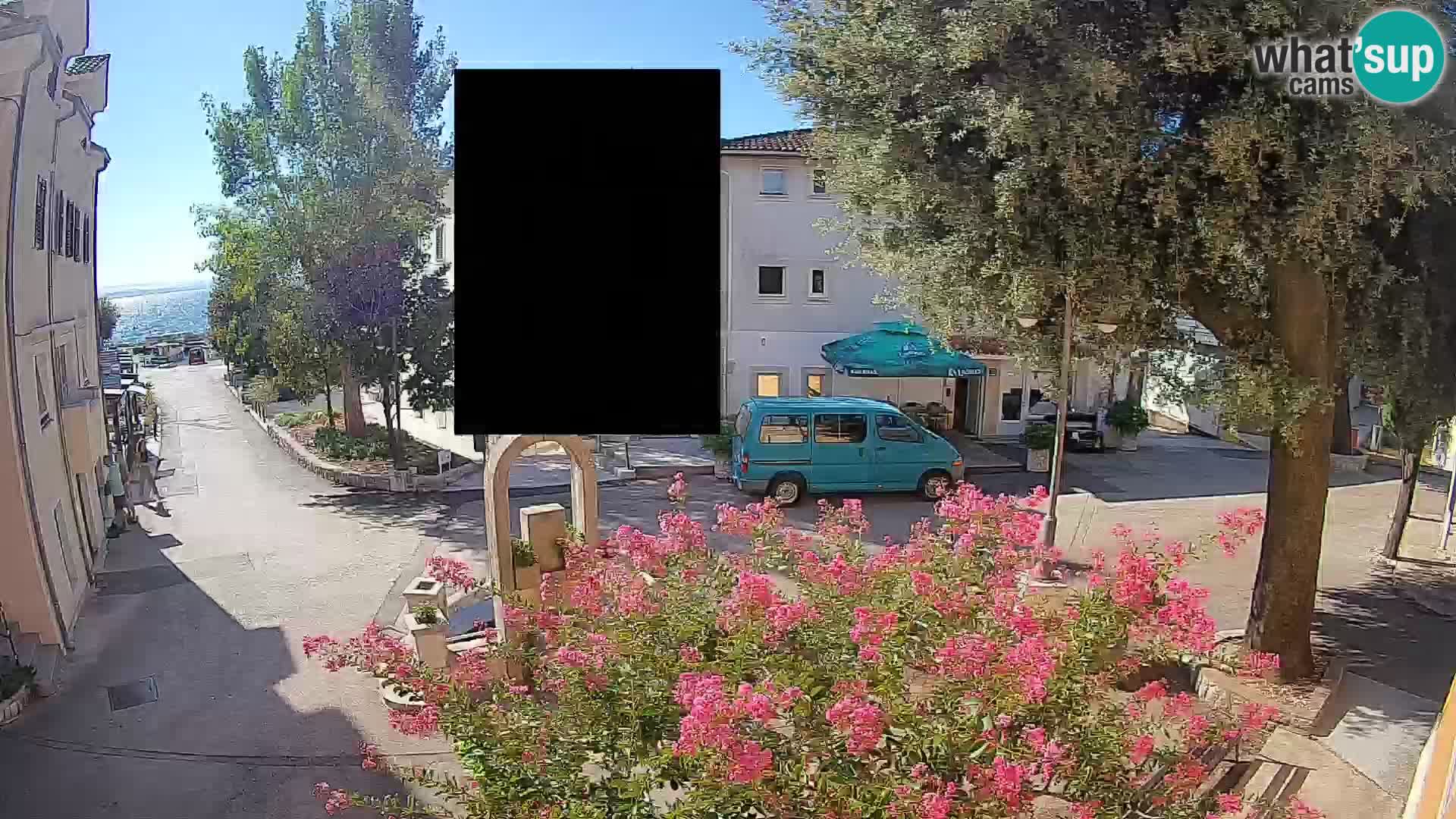 Webcam Mošćenička Draga Zentrum – Liveblick auf das Ortszentrum