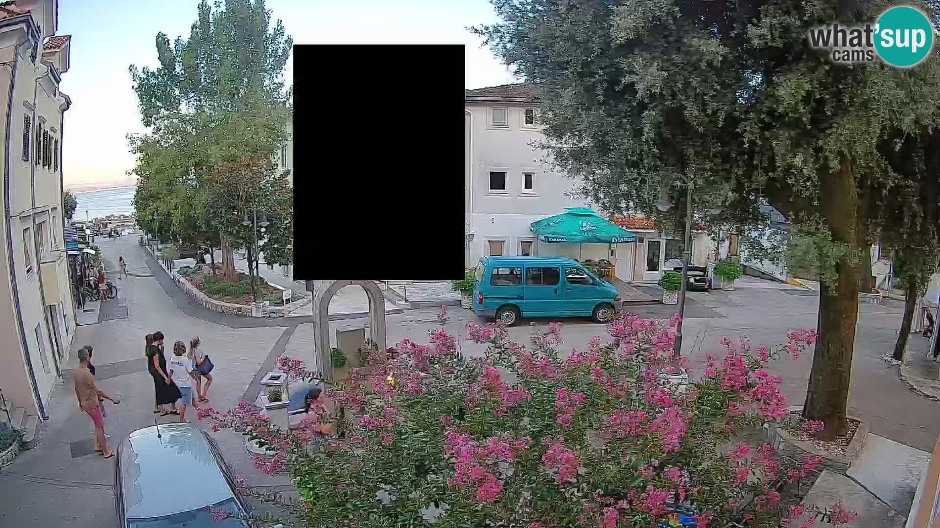 Webcam Mošćenička Draga Zentrum – Liveblick auf das Ortszentrum