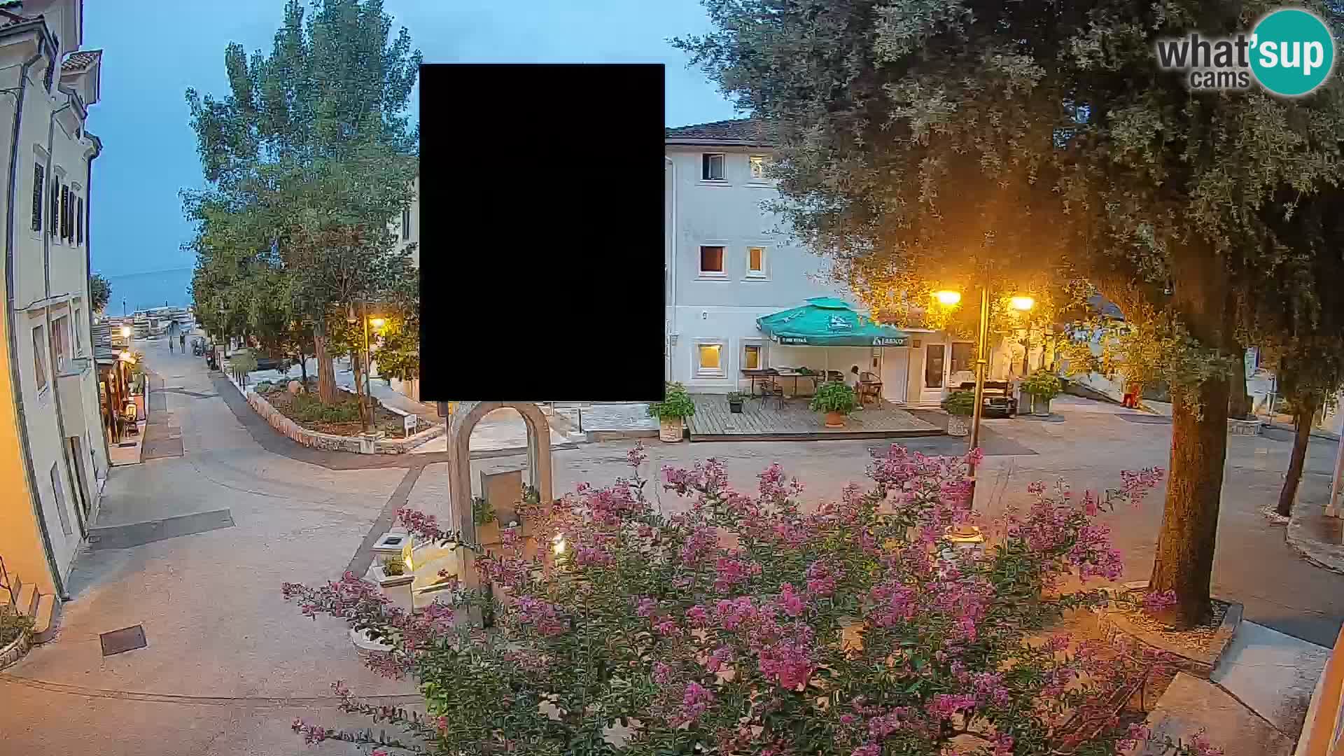 Webcam Centro Draga di Moschiena – Vista live sul centro