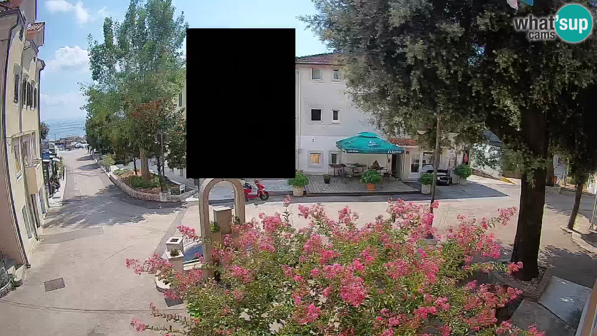 Webcam Centre de Mošćenička Draga – Vue en direct du centre-ville