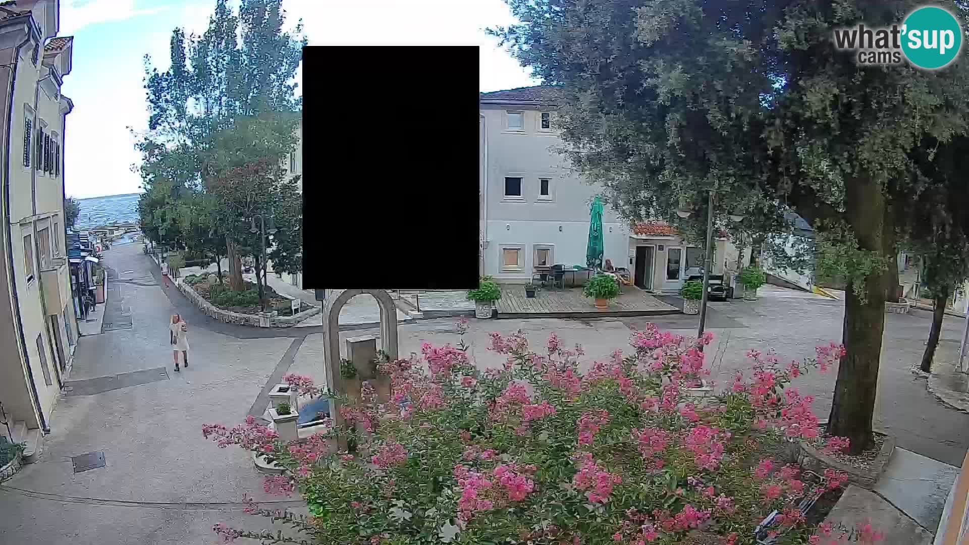Spletna kamera center Mošćeniška Draga – Pogled v živo