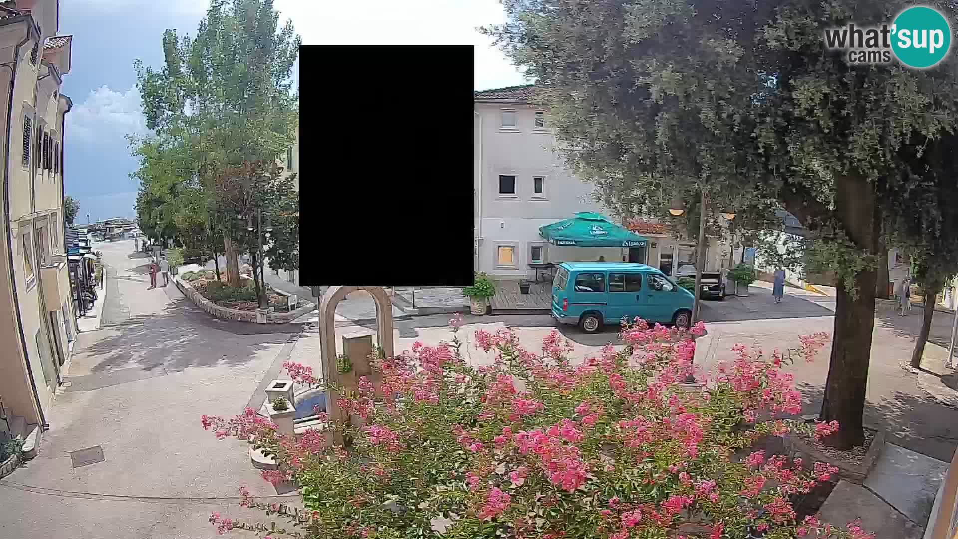 Webcam centre de Mošćenička Draga – Vue en direct du centre-ville