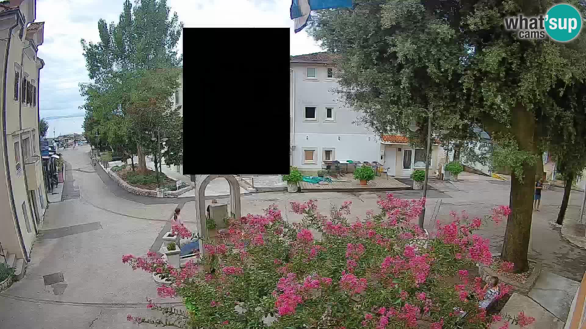 Spletna kamera center Mošćeniška Draga – Pogled v živo