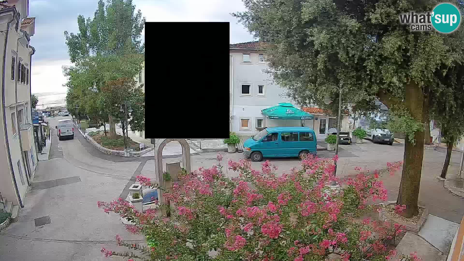 Webcam Mošćenička Draga Center – Live View of the Town Center