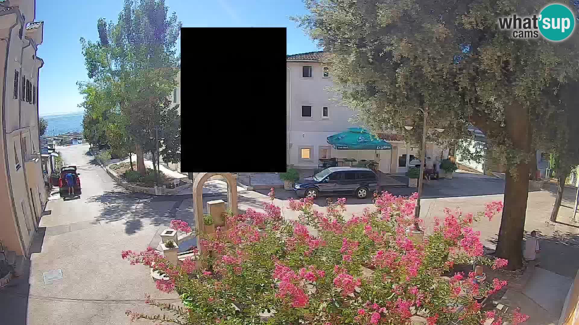 Webcam centre de Mošćenička Draga – Vue en direct du centre-ville
