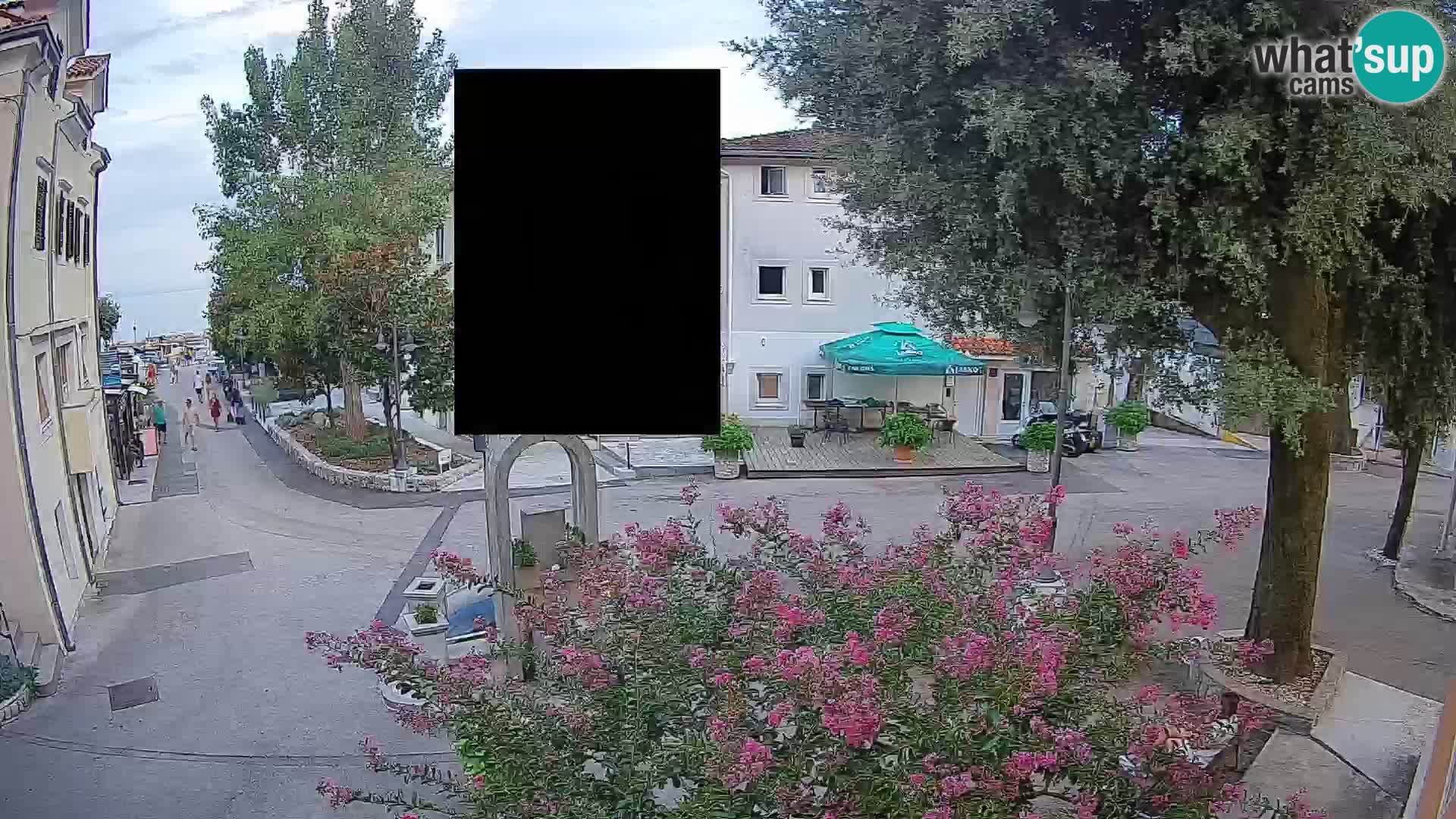 Webcam Mošćenička Draga Center – Live View of the Town Center