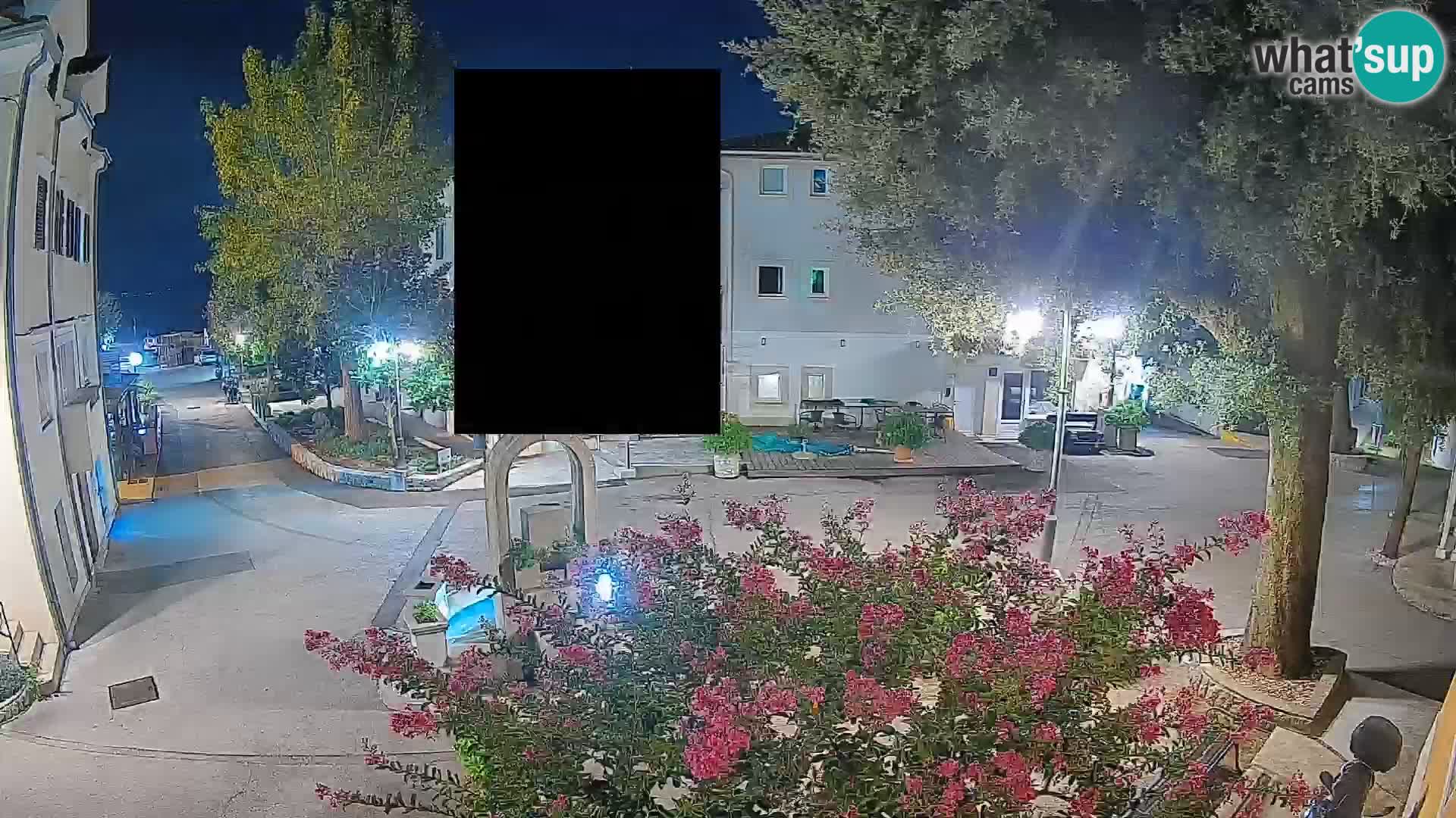 Webcam Mošćenička Draga Center – Live View of the Town Center