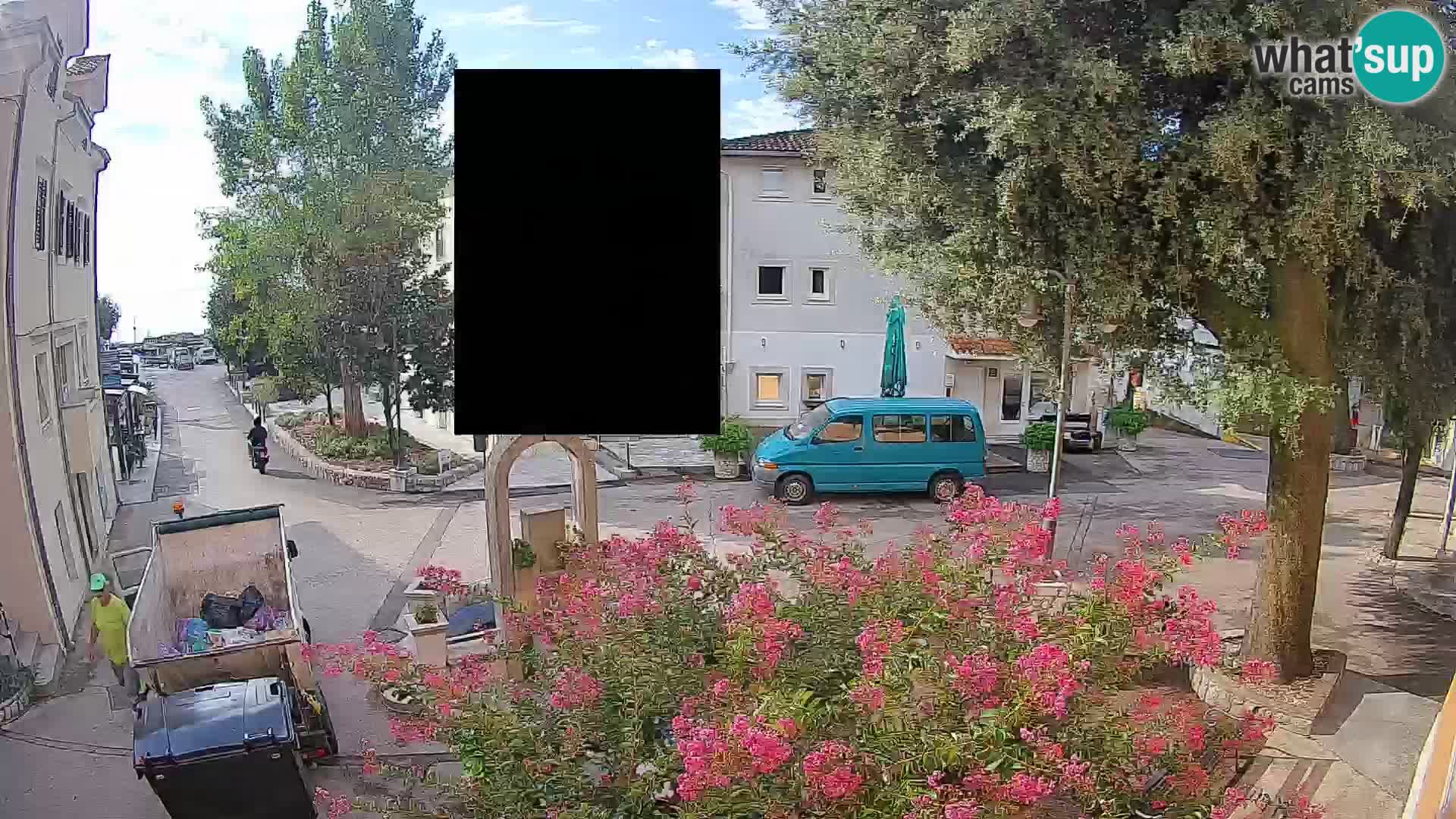Webcam centre de Mošćenička Draga – Vue en direct du centre-ville
