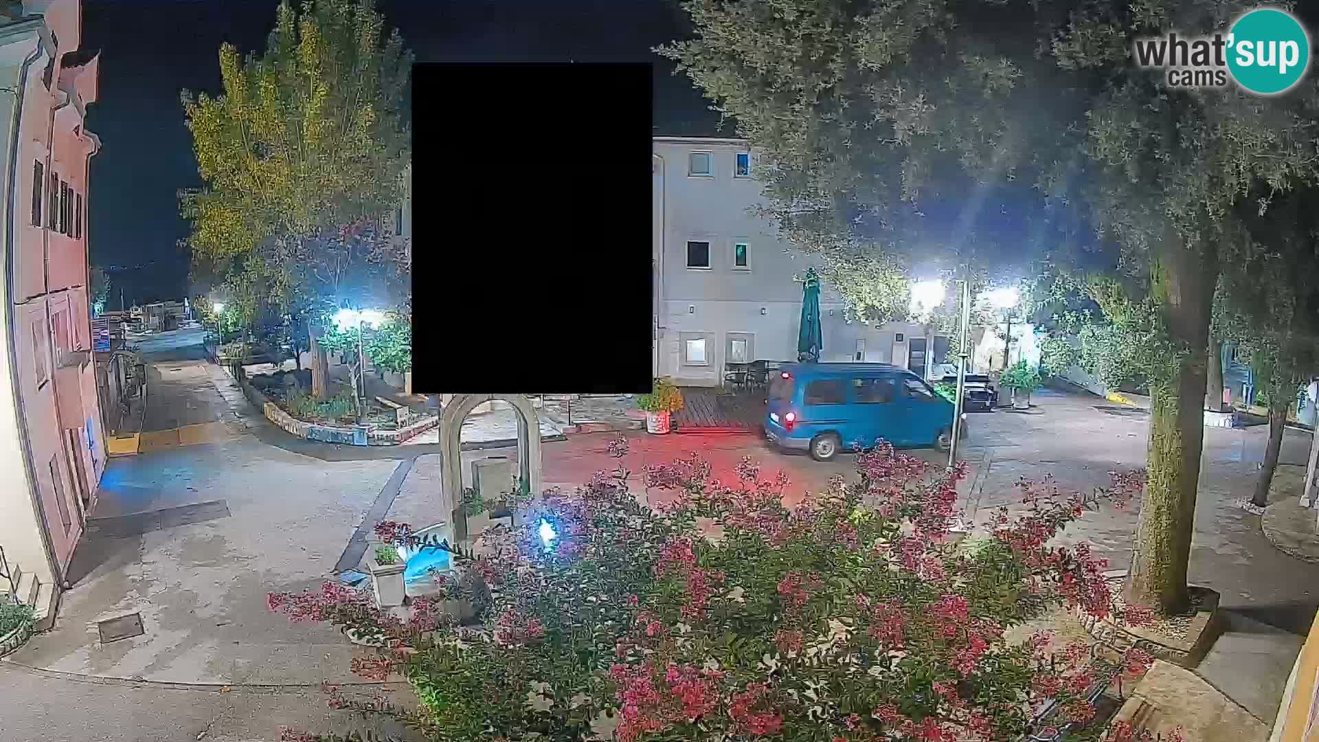 Webcam Mošćenička Draga Center – Live View of the Town Center