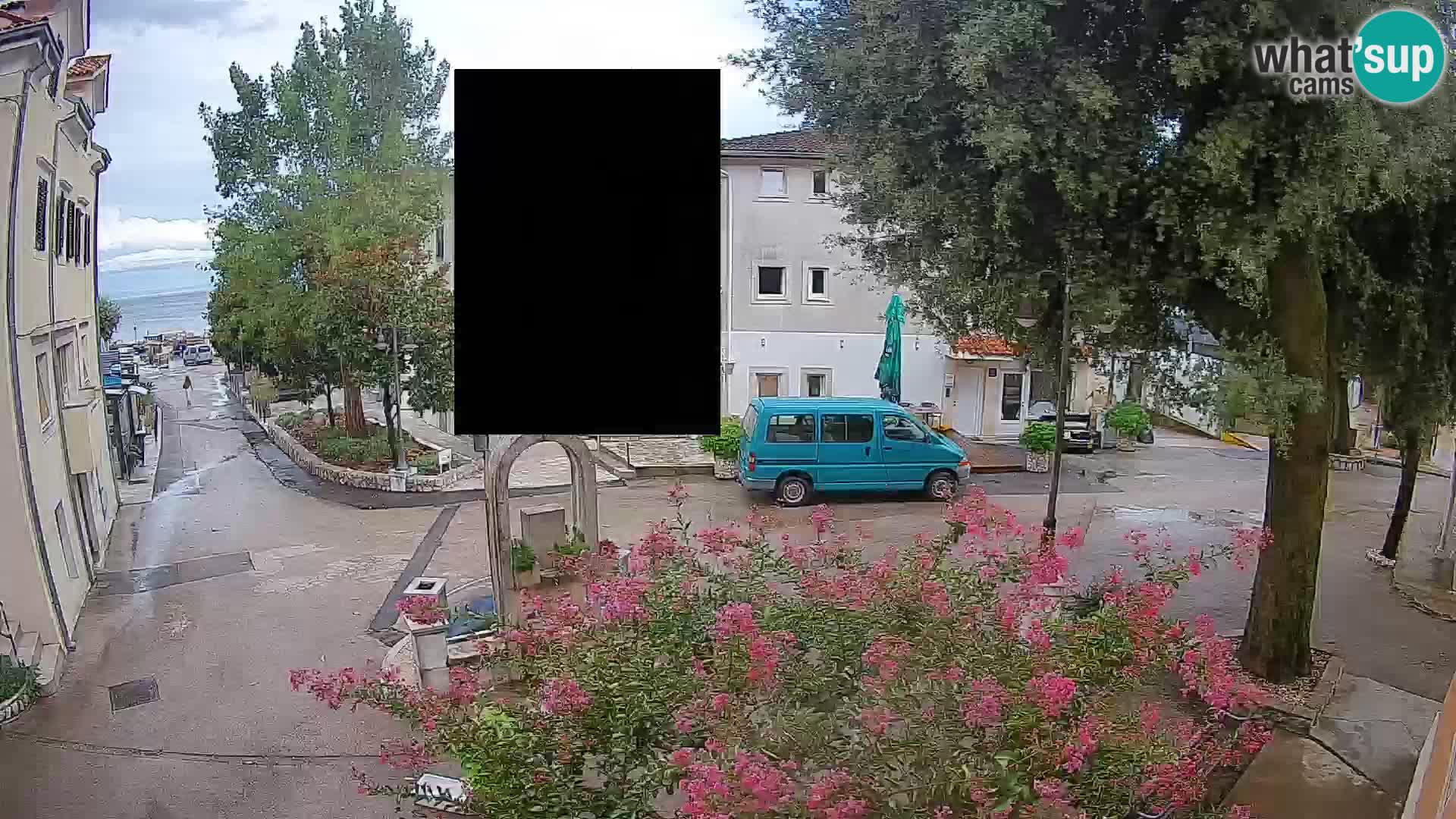 Webcam Mošćenička Draga Center – Live View of the Town Center