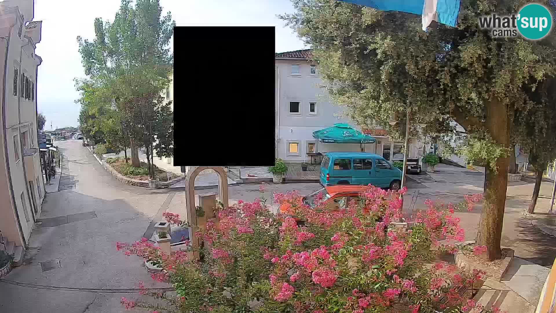 Spletna kamera center Mošćeniška Draga – Pogled v živo