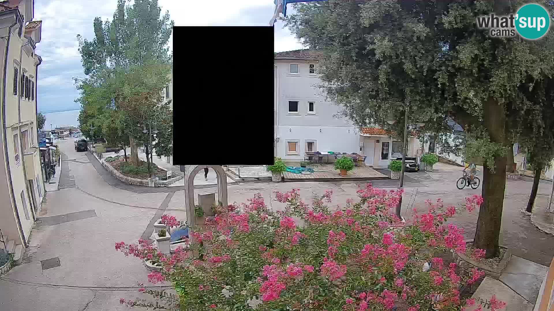 Webcam centre de Mošćenička Draga – Vue en direct du centre-ville