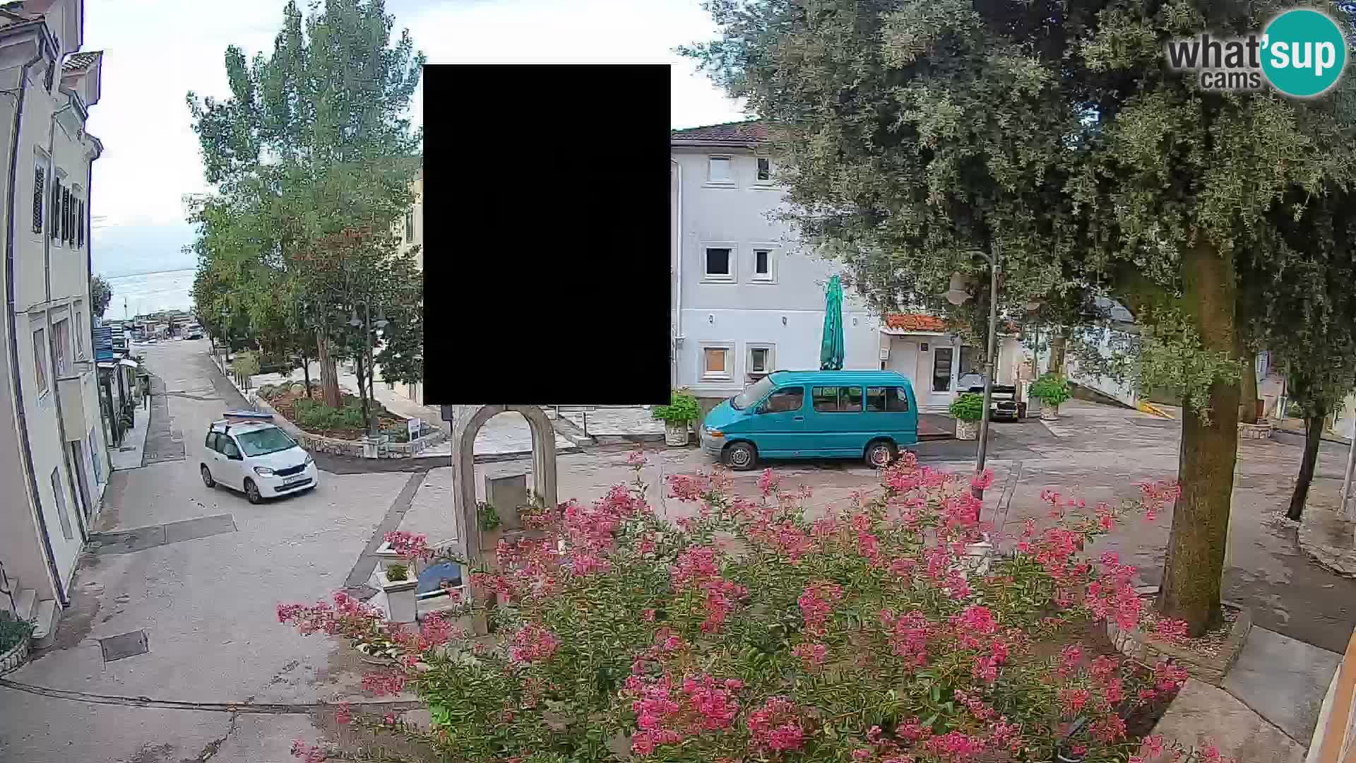 Webcam centre de Mošćenička Draga – Vue en direct du centre-ville