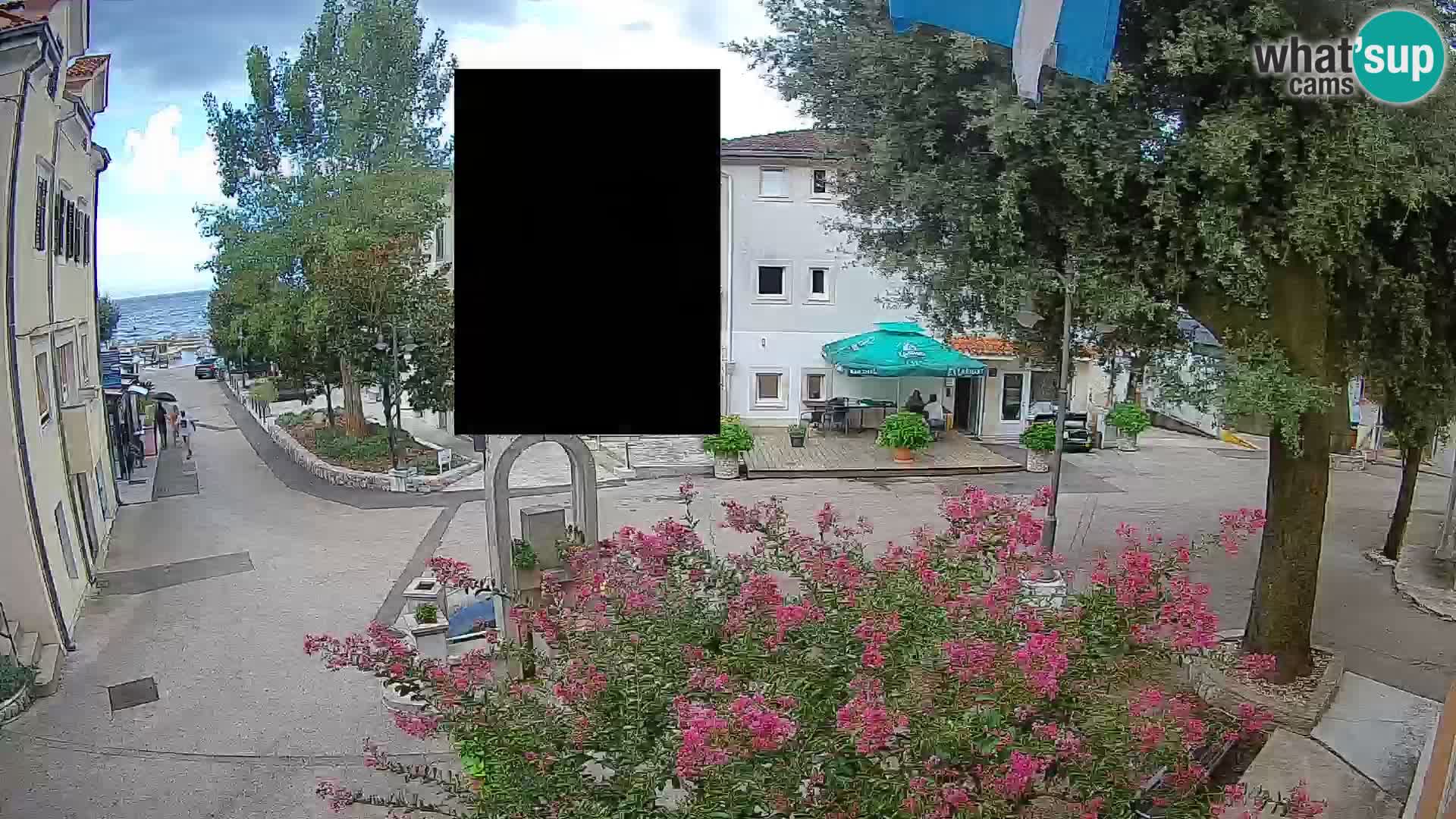 Webcam Centro Draga di Moschiena – Vista live sul centro