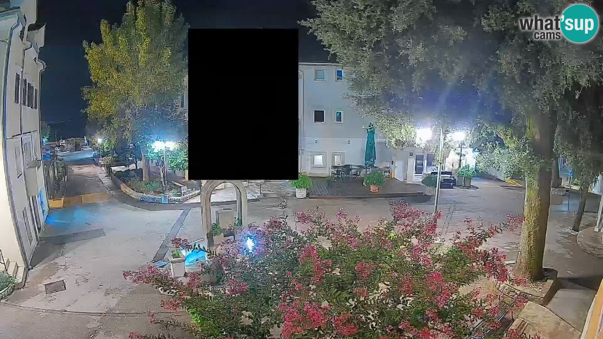 Webcam Mošćenička Draga Center – Live View of the Town Center