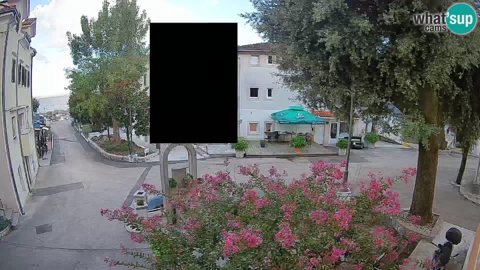Webcam Mošćenička Draga Zentrum – Liveblick auf das Ortszentrum