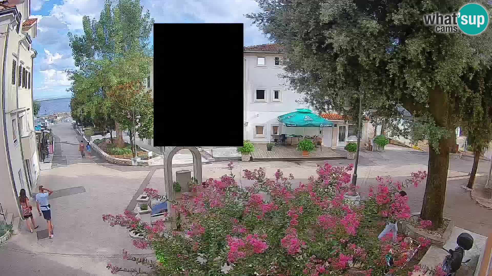 Webcam centre de Mošćenička Draga – Vue en direct du centre-ville