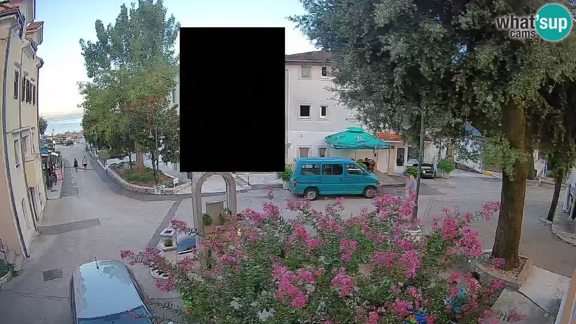 Web kamera centar Mošćeničke Drage – Pogled uživo